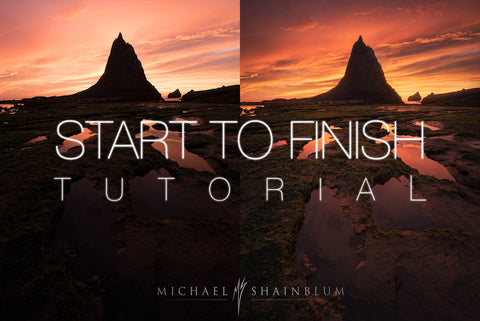 Start to Finish Processing Tutorial: Sanctuary Seascape Image
