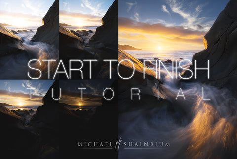 Start to Finish Processing Tutorial: Phoenix Seascape Image